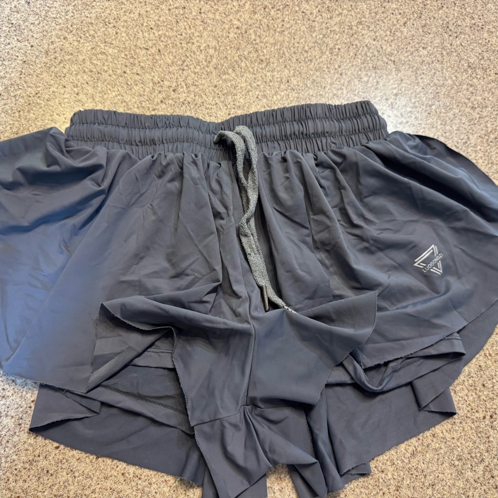 Women’s Gray Athletic Shorts